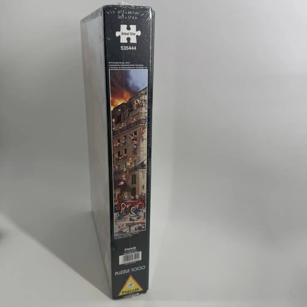 Piatnik Ruyer Fire Brigade NEW SEALED 1000pc Puzzle “The Hottest Club In Town”